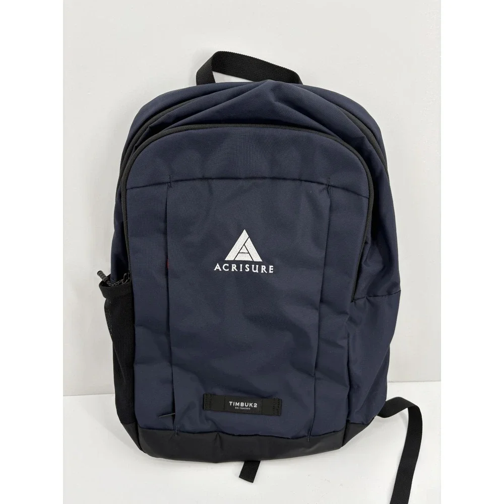 NWOT Timbuk2 Parkside Blue Backpack Laptop Bag Messenger Acrisure Logo